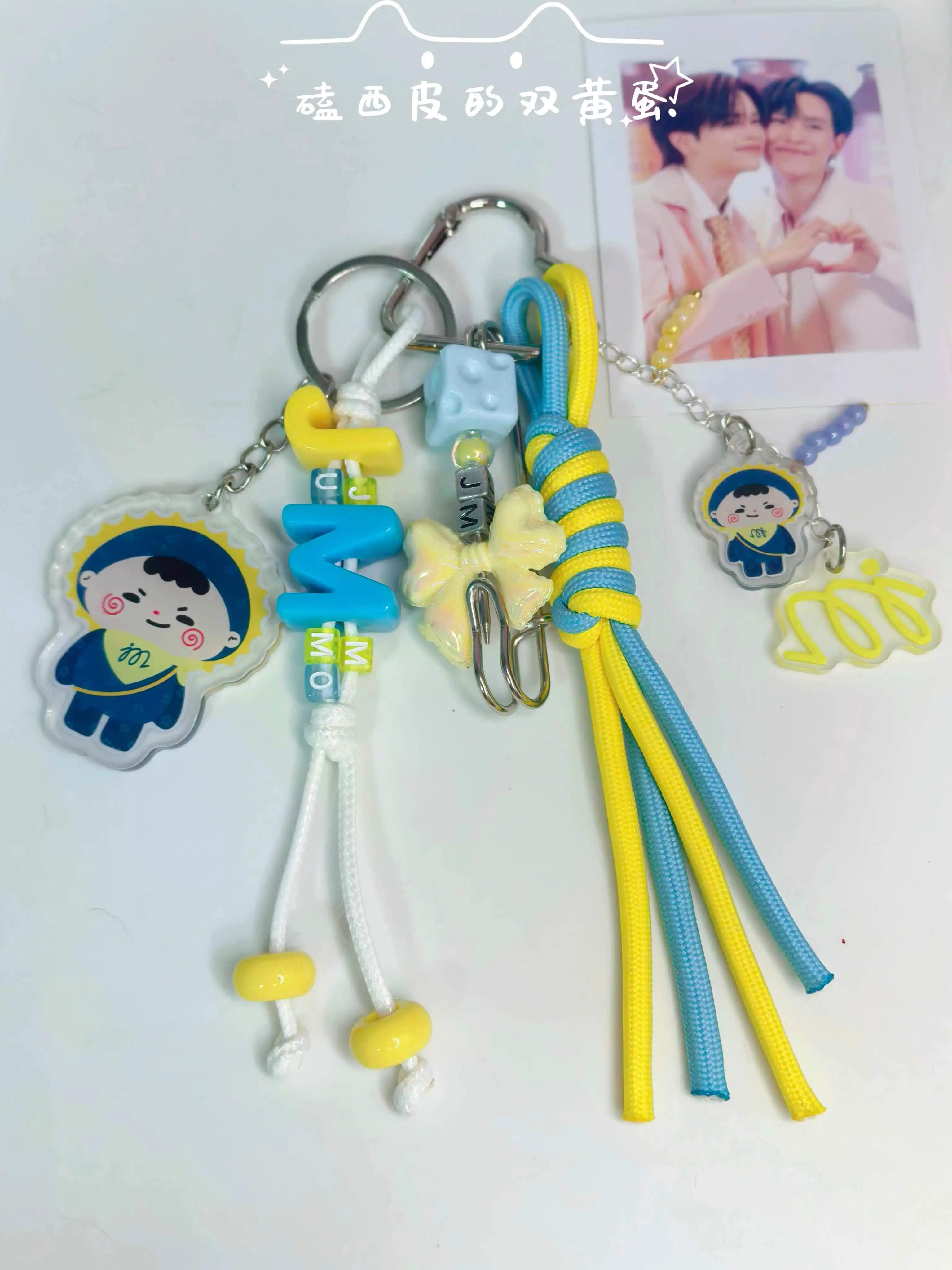 Gmmtv Thai TV Perfect 10 Liners Drama Stills Thai Star Juniormark Bag Decoration Accessories Bag Pendant Keychain
