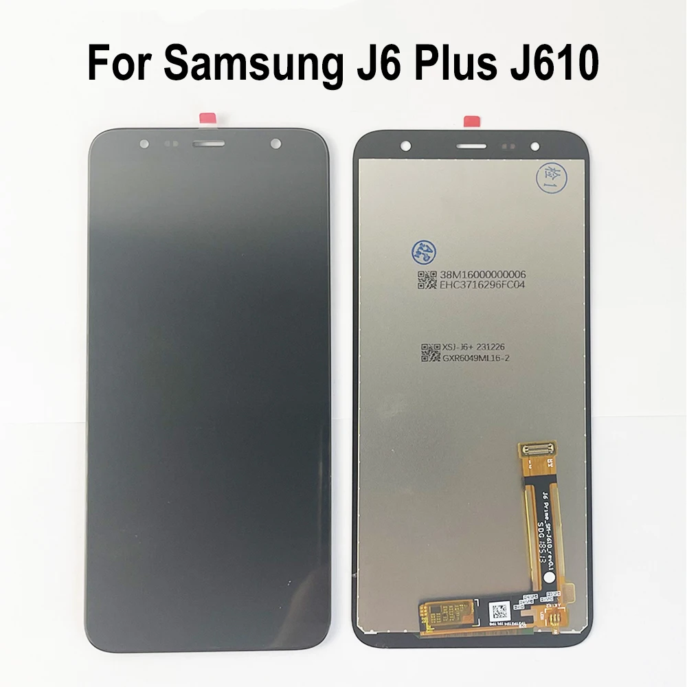 Gefensi для Samsung J6 PLUS J610 J610F J610FN ЖК-дисплей с сенсорным экраном в сборе для Samsung J610F Замена экрана дисплея Par