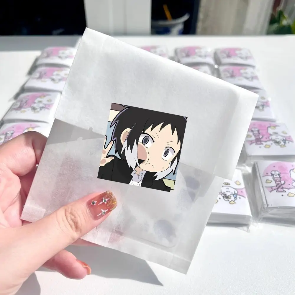 Bungo Stray cartoon cute 500pcs stickers kawaii 2D Q-version emoji DIY decoration sealing stickers anime merchandise wholesale