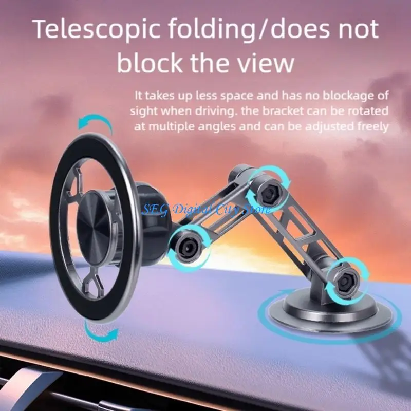 U75B Counter Shake Car Phone Holder With Sturdy Grip Agreement For 14 13 12 Series Smartphones