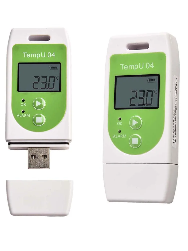 High Accuracy Statistics USB Temperature Data Logger Medicine Monitor Temperature Startup Delay Temperature Accuracy