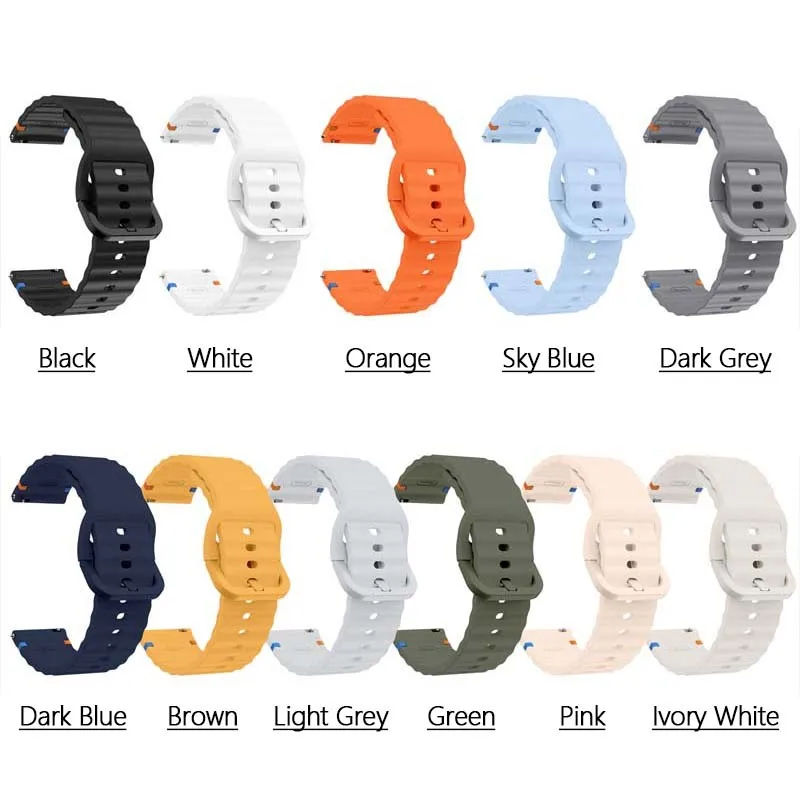 Liquid Silicone Wave Watch Strap For Suunto Race S Vertical 2 Run Ocean 9 5 3 Peak Pro Ultra Light Matte Belt Release Wristband
