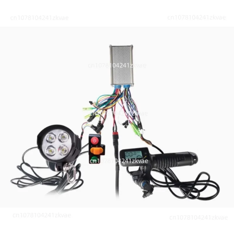 Folding electric car controller accessories wiring full set of modification complete set 36v48v250W350W universal