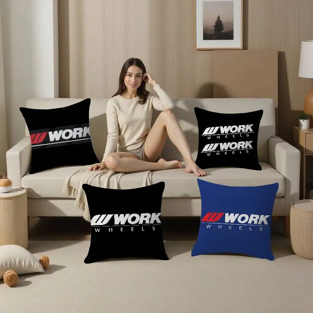 

W-Work W-Wheel H-Hub Cushion Cover Inches Farmhouse Decor Home Throw Pillow Covers For Couch Decorations