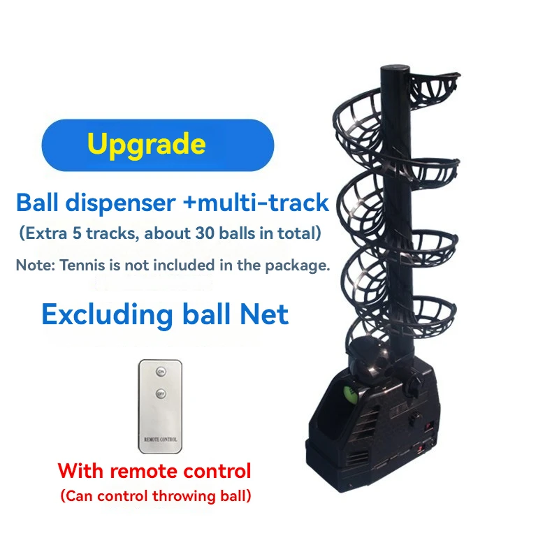 Small Tennis throwing machine Multi-ball Training Assist Portable Tennis Tossing Machine with Battery