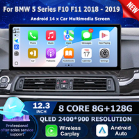 Android 14 For BMW 5 Series F10 F11 2018 - 2019 EVO System Car Multimedia Video Player GPS Stereo GPS Navigation 4G BT Carplay