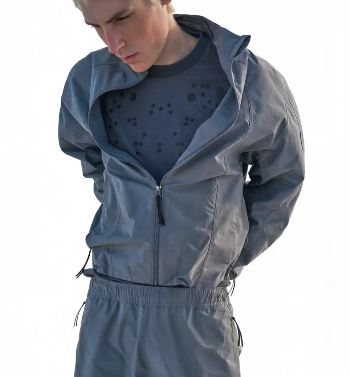 

Уличная ветрозащитная куртка GDW 0 Series с воротником-стойкой, мужская и женская, с проклеенными швами, из 3-эстерового волокна, с длинными рукавами, на молнии