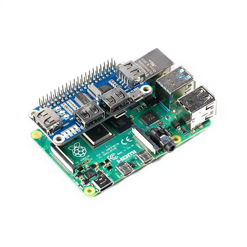 

Raspberry Pi 4B3B USB Expansion Board Module Hub USB HUB