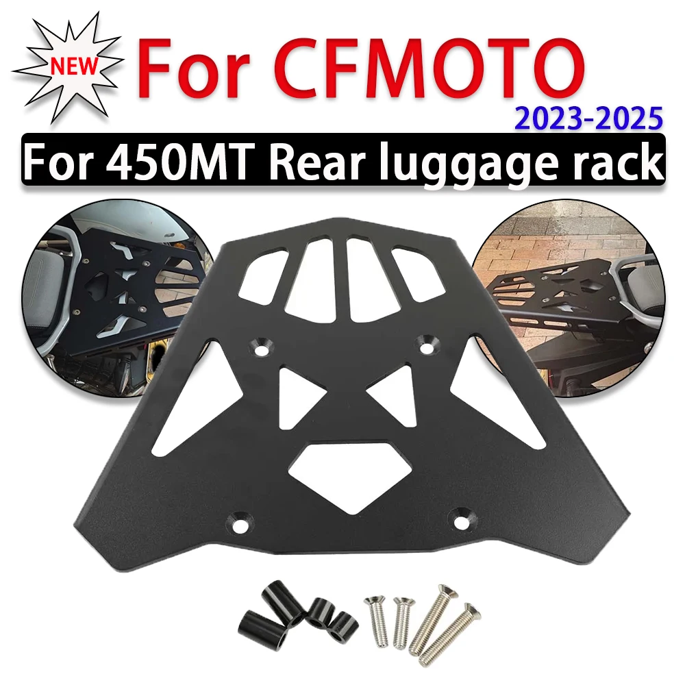 

For CFMOTO CF MOTO 450MT MT450 MT 450 MT 2024 Motorcycle Rear Luggage Rack Carrier Cargo Shelf Bracket Storage Top Box Support