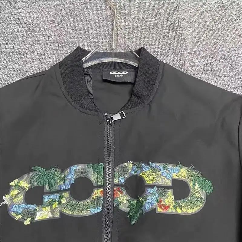 

Мужская повседневная верхняя одежда с буквенным принтом Baseball Jaet ort Sle из полиэфирного волокна с длинной застежкой-молнией Faionable