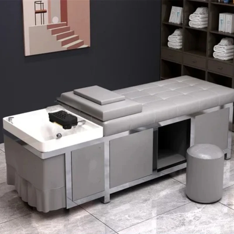 Art Wash Shampoo per capelli Bacino Letto tailandese Luce Sedie di lusso Estetica Testa Spa Doccia Parrucchiere Lavaggio Soggiorno Styling