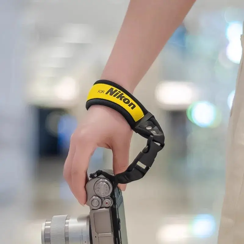 Camera Wrist Hand Strap Grip Neoprene Quick Release Wristband for Sony a6000 a6300 a5000 Nikon Z8 Canon EOS 5D 90D Fujifilm DSLR