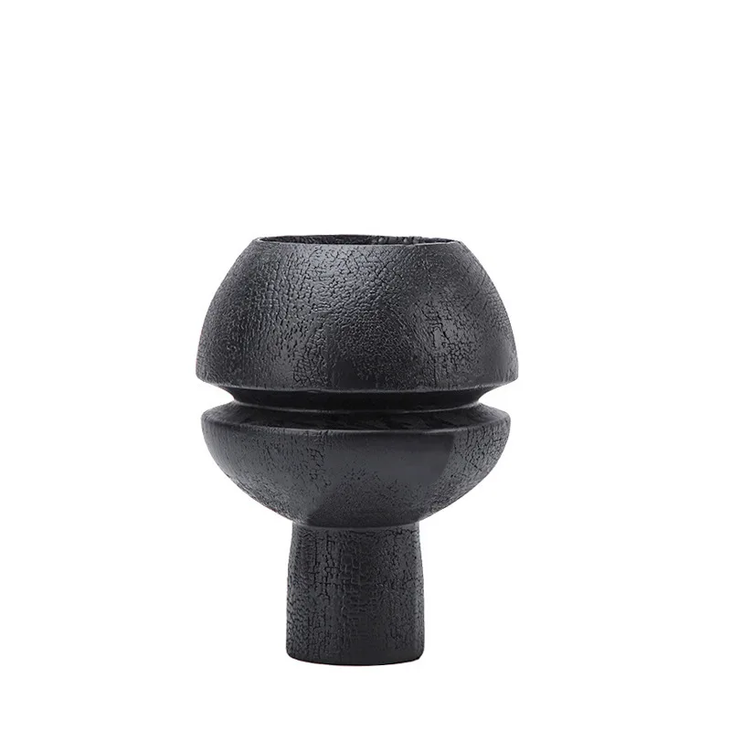 

New Chinese charm creative geometric crack flower ornament, dining room, living room entrance countertop model room