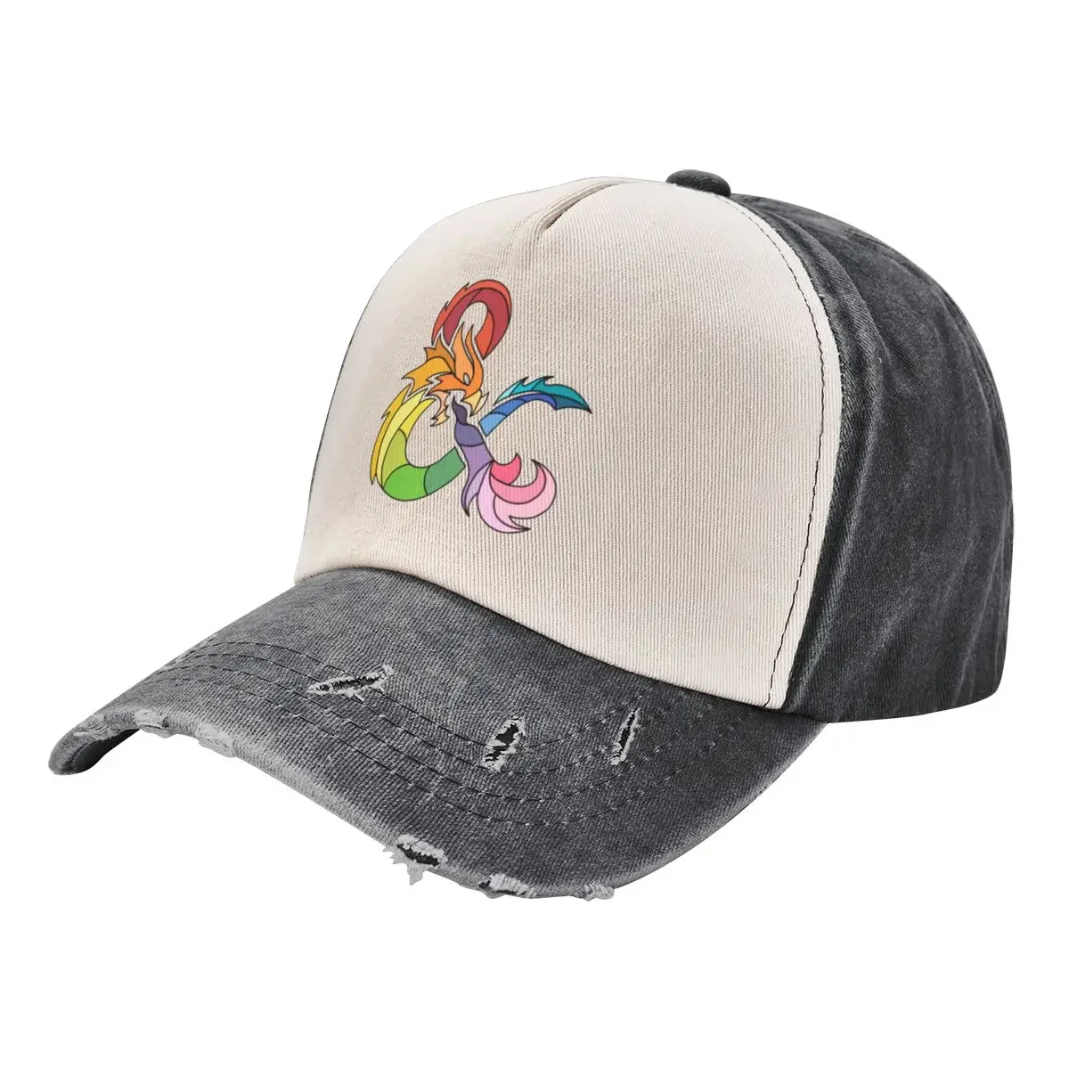 Rainbow Ampersand Dragon Baseball Cap Custom Cap fashionable Visor Men's Caps Women's