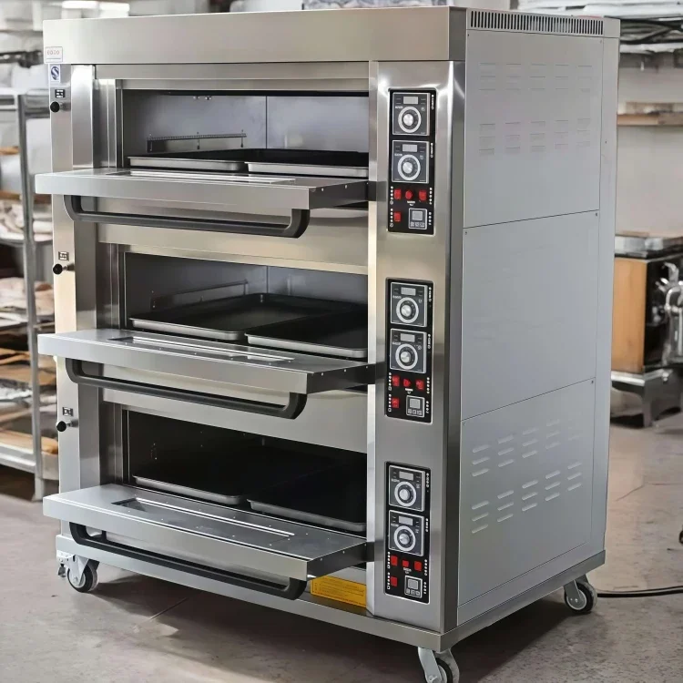 Applicable to 【Best-selling】Discount Offer Kitchen Oven Bakery Machine Equipment Baking Oven Bread Cake Deck Oven