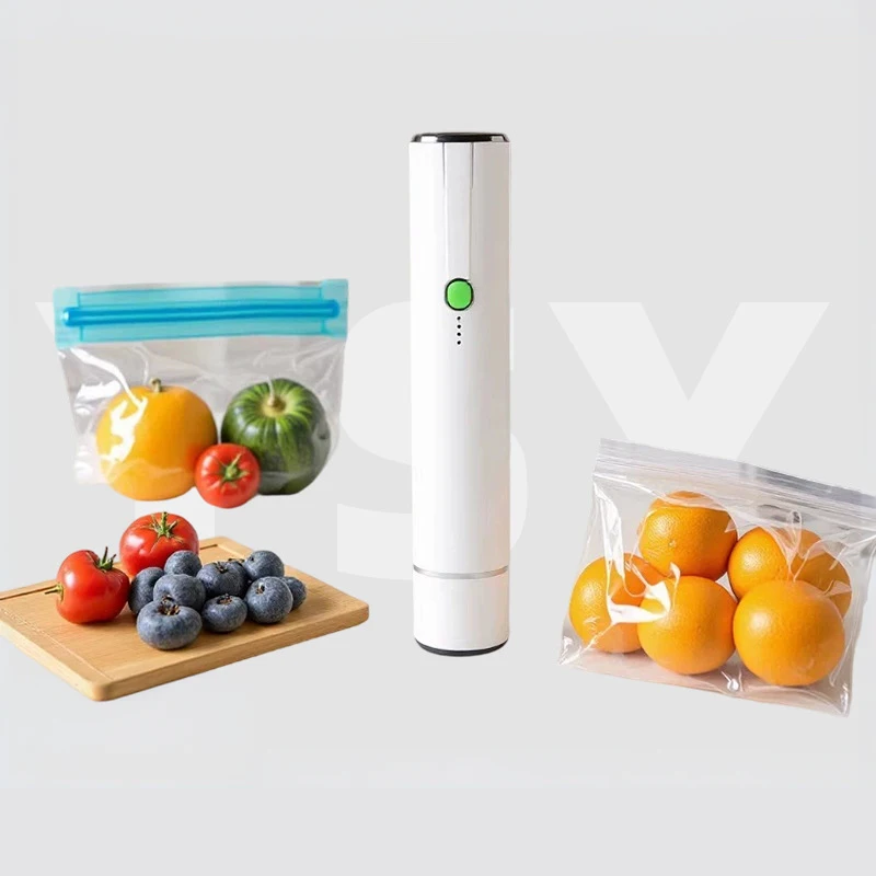Portable Small Food Vacuum Pump Household Food Preservation Handheld Electric Vacuum Sealing Machine