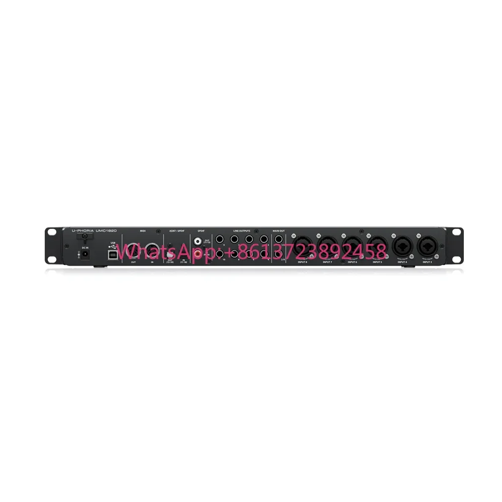 2025 Behringer U-Phoria UMC1820 Sound Card 18-In/20-Out USB 2.0 Audio Interface With 8 Midas Mic Preamps Studio Music Equipment