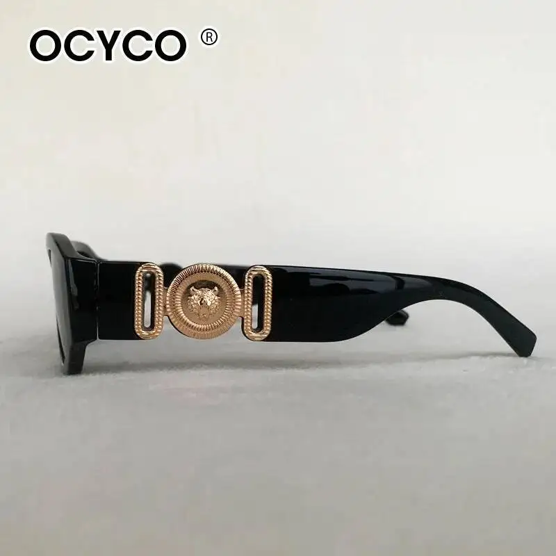 OCYCO 2026 Neue Punk-Mode-Sonnenbrille, rechteckige Retro-Hip-Hop-Brille mit High-End-Feeling, Spicy-Girl-Sonnenbrille für Damen – Detail 4