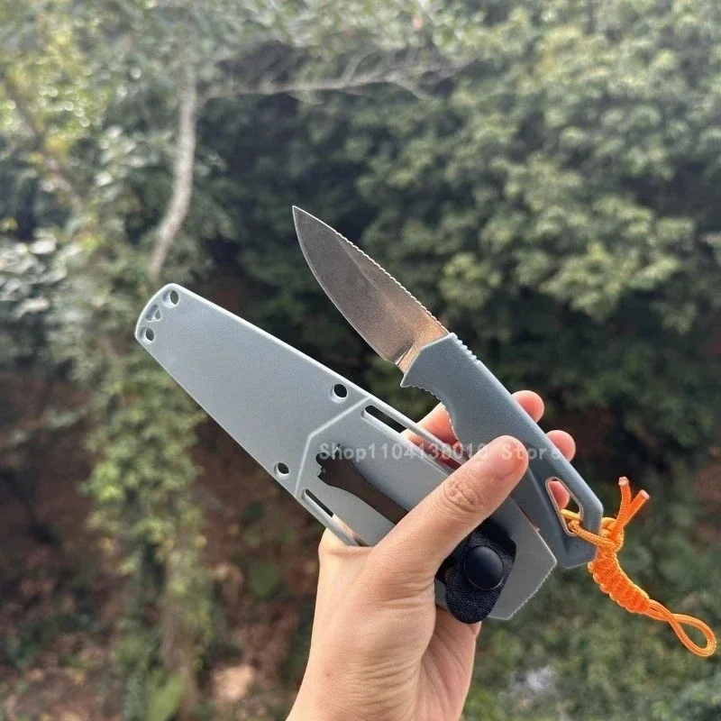 

BM 18050 Portable Straight Knife D2 Steel Edge Nylon Fiber Handle Outdoor Wilderness Survival EDC Pocket Knife Men's Gift