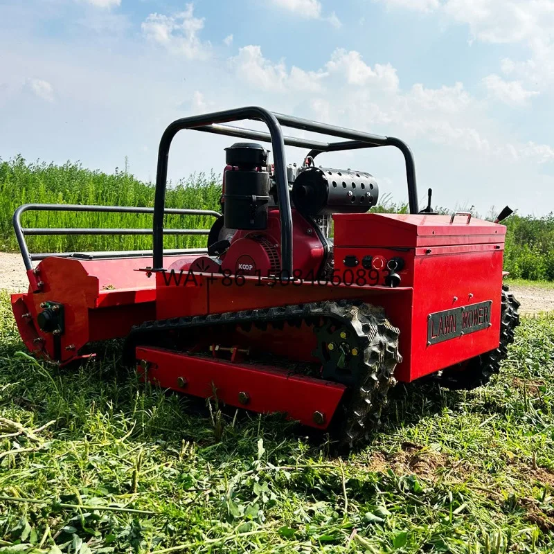 

Newly designed high-selling self-propelled zero-turn cordless lightweight intelligent remote control lawn mowing robot