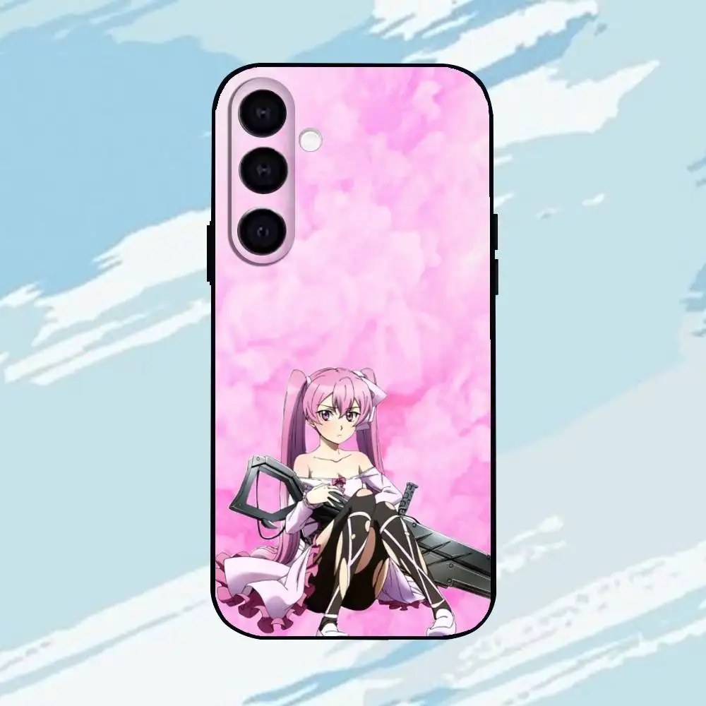 Funda de teléfono de carcasa negra de Anime A-Akame ga Kill-l para Samsung Galaxy A73,A72,A71,A70,A53,A52,A51, otros carcasa negra suave