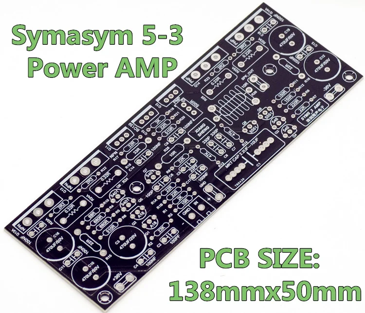 X2 Symasym5-3 Sym-3 Xiangsheng 200W Discrete Components Amplifier Board Class AB Audio DIY Kit