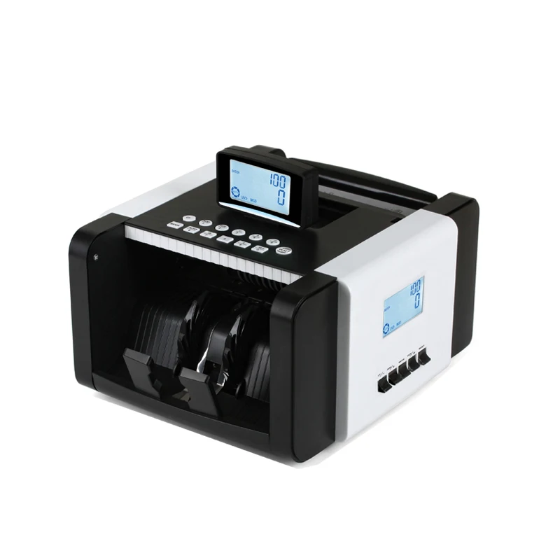 Dual&folded color chaning LCD Display Bill Counter UV+MG/MT+IR+DD detection