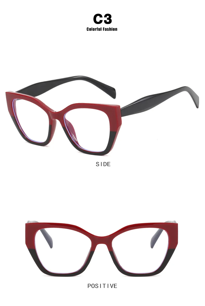 Cat Eye Photochrome Myopie Gläser Frauen Outdoor Drehen Grau Kurzsichtige Brillen Weibliche Klassische Rezept Optische Gläser – Detail 16