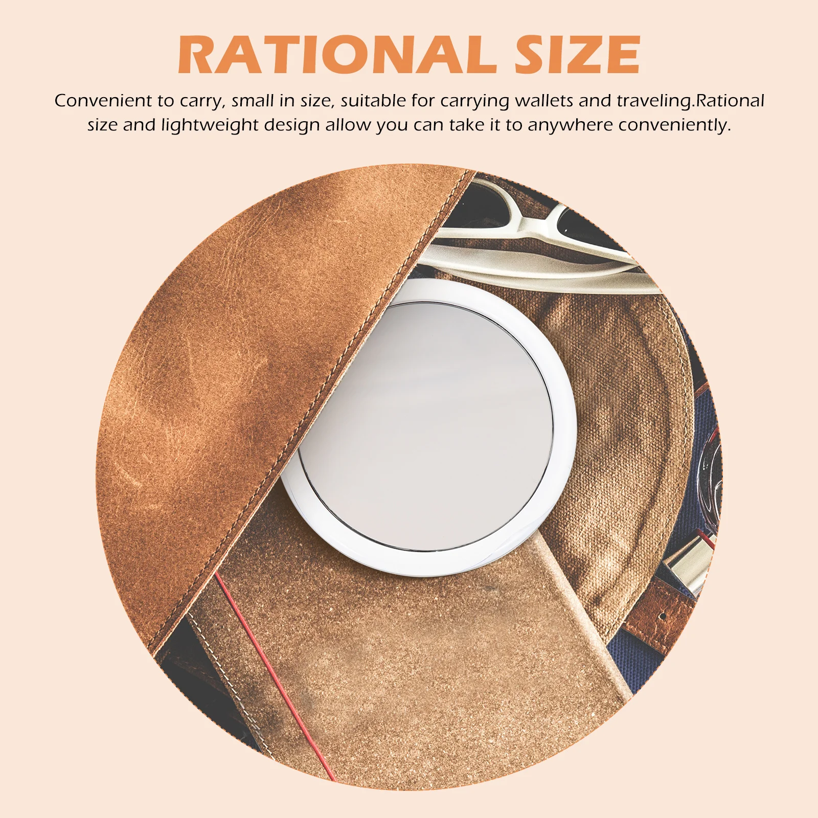 Lusterko do makijażu z powiększeniem 20x, okrągłe, z przyssawką, lusterko łazienkowe, przezroczyste, HD, łatwe w montażu, przenośne.