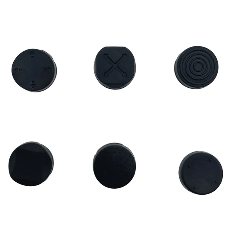 6Pcs/set Silicone Thumb Stick Caps For PS Vita 1000/2000 Analog Controller Protective Thumbstick Cover Case