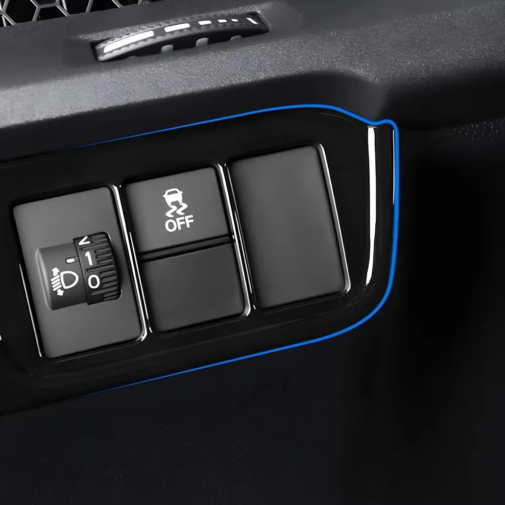 Für Honda CR-V CRV 6. Generation 2023 2024 2025 2026 Hybrid Glänzend Schwarze Stil Auto-Innenverkleidung Zubehör Linkslenker LHD – Detail 23