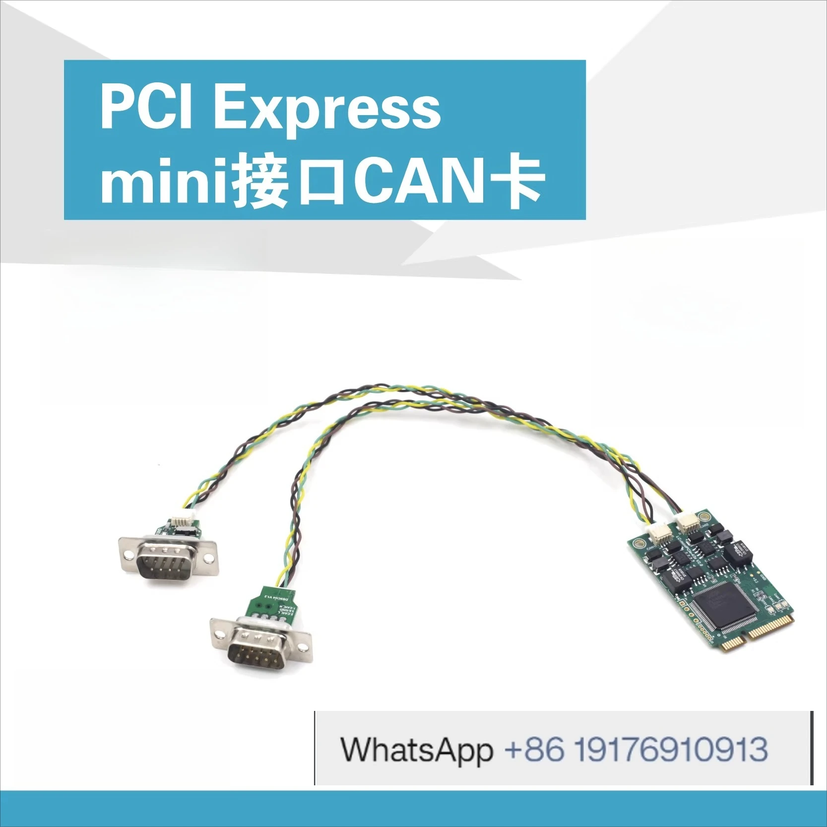 MiniPCIe CAN PCI Express Mini to CAN Interface Card for Data Transfer