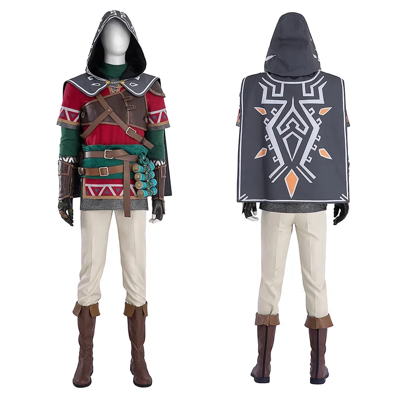 

FC6Link Hylian Cosplay Costume Top Pants and Accessories Full Set and Individual Items Are Sold Custom Size@FC8！