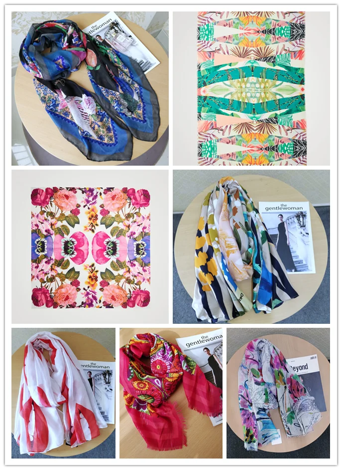 Foreign trade original single trend fashion colorful designer distinctive scarf shawl scarf