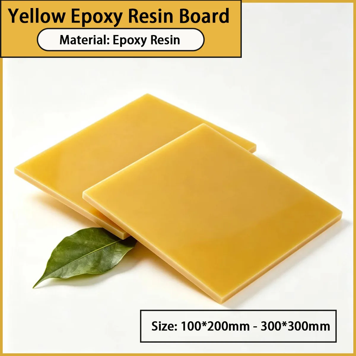 

Size 100 * 200mm-300 * 300mm yellow epoxy resin board for electrical insulation, mechanical structural components, etc