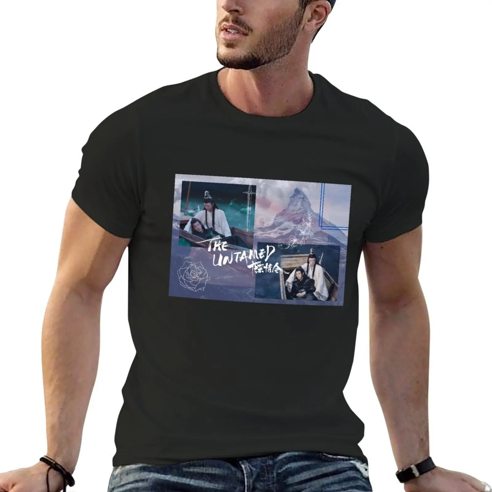 

The Untamed collage T-Shirt oversized t shirt quick drying quick-drying Short sleeve tee t shirt men