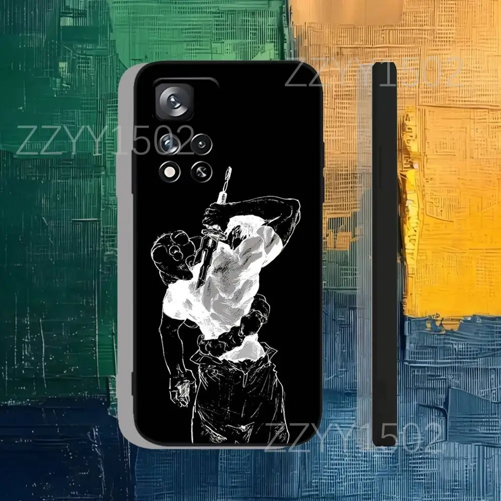 حافظة هاتف Toji Fushiguro Jujutsu Kaisen لهاتف سامسونج S25، S24، Ultra، S20، S30، Plus، S22، S23، Ultra، Plus، 5G سيليكون أسود ناعم