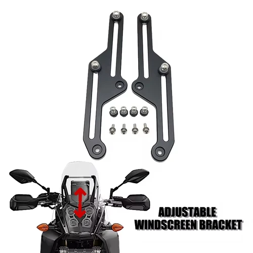 Imagen 1 del producto Ajustadores de parabrisas para motocicleta YAMAHA TENERE 700 T700, T 700 Tenere700 T7 2019 2020 2021, soporte de viento ajustable