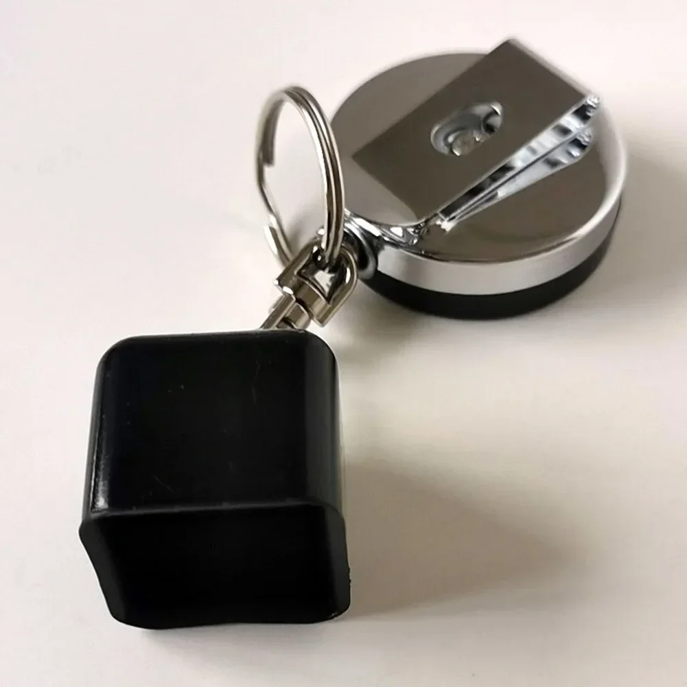 Billiard Telescoping Chalk Holder Snooker Pool Cue Chalk Holder Keychain Retractable Rope Chalks Holder With Mounting Clip