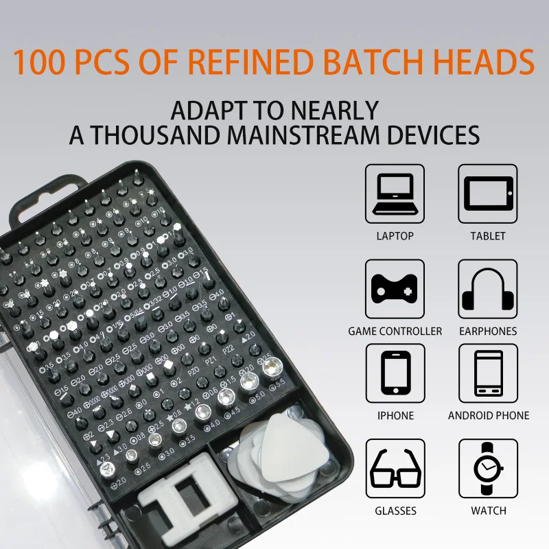 مجموعة مفكات براغي 115 في 1، كمبيوتر متعدد الدقة صغير، كمبيوتر شخصي، أداة متعددة الوظائف لصيانة جهاز الهاتف المحمول