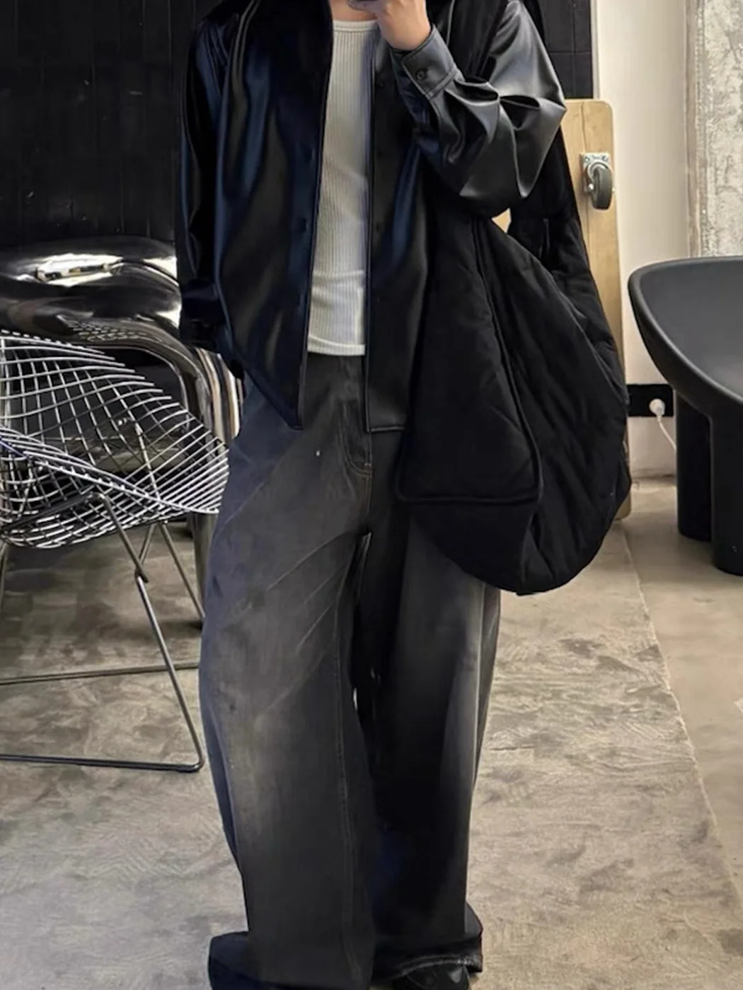 

Джинсы свободного кроя Paris Sle, прямые, унисекс, с эффектом потертости, повседневные, синие, из денима, с высокой талией, длинные брюки