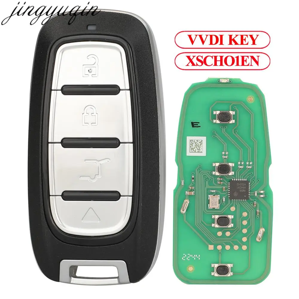 

Jingyuqin VVDI Smart Keyless Remote Control Car Key For KE LSL Style Xhorse VVDI2 Mini Key Tool XSCHO1EN 4 Buttons Fob