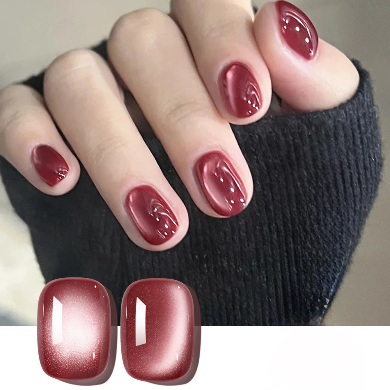 10ml 1 szt. Czerwony lakier hybrydowy do paznokci, długotrwały manicure, szybkoschnący, bez odprysków, jakość salonowa, łatwa aplikacja, zdobienie paznokci, artykuły do paznokci