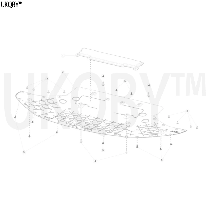 Applicable to Te sl a Model S front bumper lower guard board, front bumper lower guard board, front bumper guard board 1056376-0