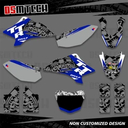 DSMTECH Motorcycle Graphics Decal Stickers Kits For Yamaha TTR50 TTR 50 2006-2021 Number Name Backgrounds Custom