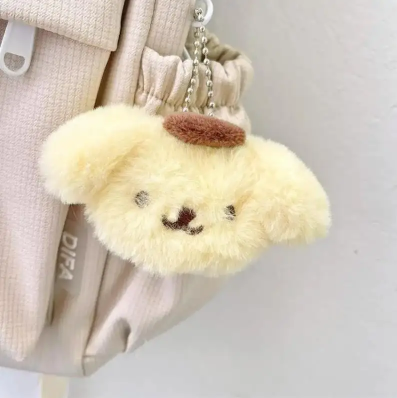 Hallo Kitty Plüsch Schlüssel bund Sanrio Figuren Zimt meine Melodie Kuromi niedlichen Rucksack Dekoration Anime Puppe Anhänger für Mädchen