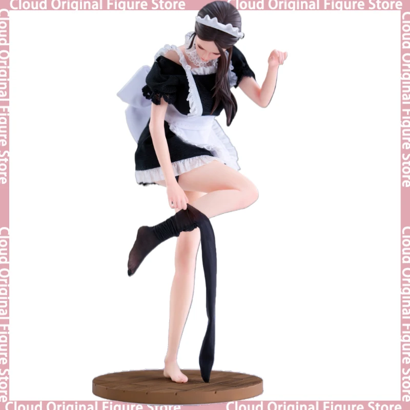 

In Stock 100% Original She Is Real Lou LL 1/6 27cm Maid Figurine! Model Collection Doll Toy Gift