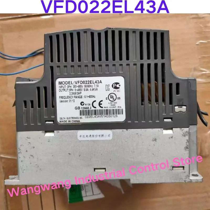 Second-hand test OK VFD022EL43A frequency converter