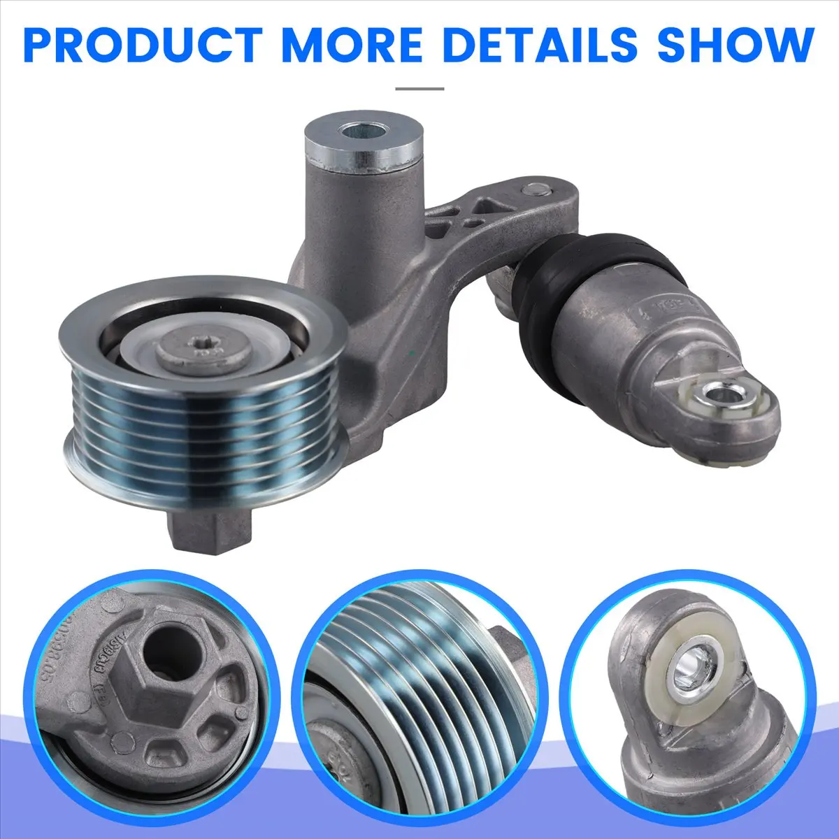 #45K (Silver)Drive Belt Automatic Tensioner for HONDA CIVIC IX X CR-V IV V HR-V,Automotive Parts & Accessories