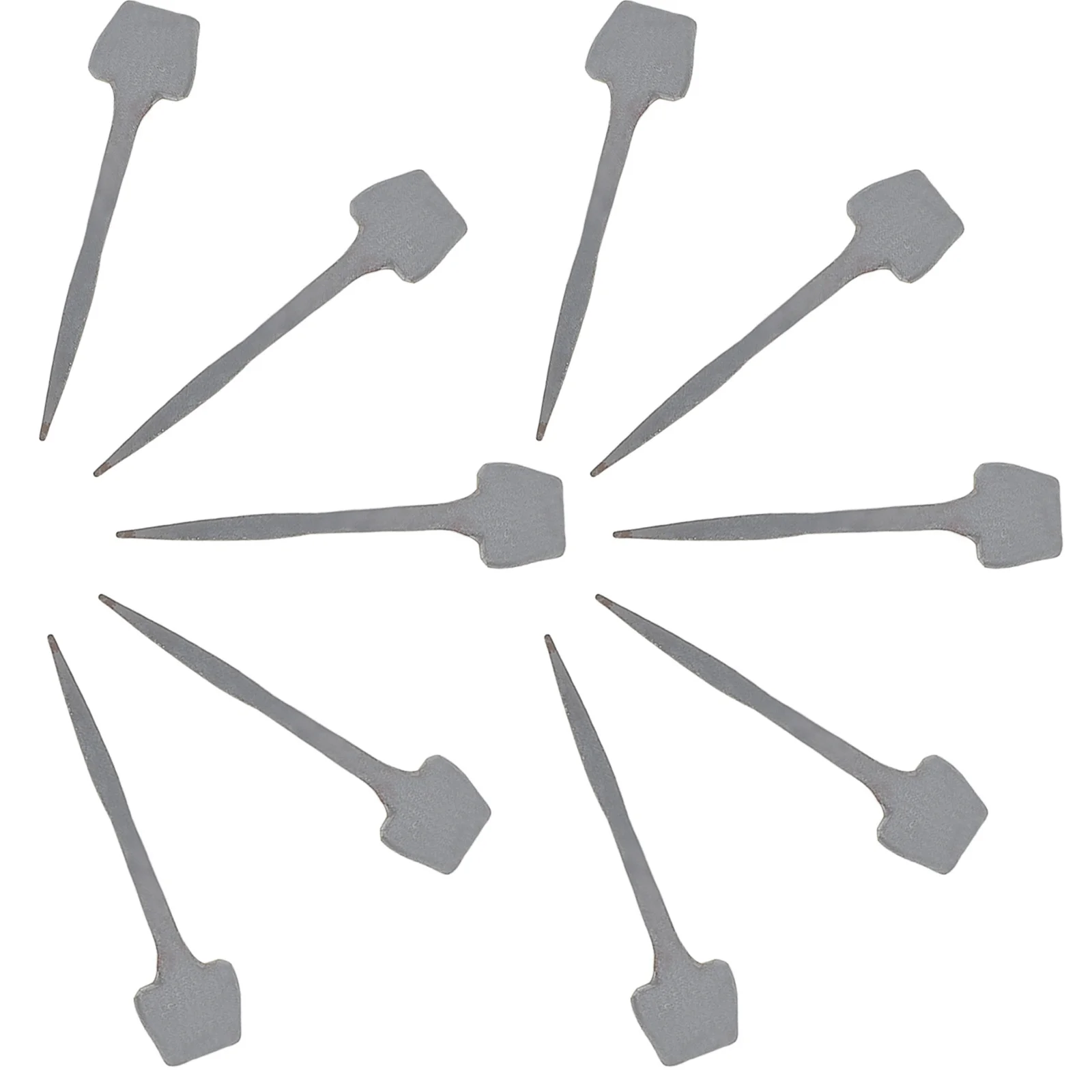 10 قطعة مسامير حدوة الحصان أظافر الحذاء الحديد قوة الشد العالية معدات الحصان المعدنية المتينة سهلة الاستخدام لتثبيت حافر الحصان